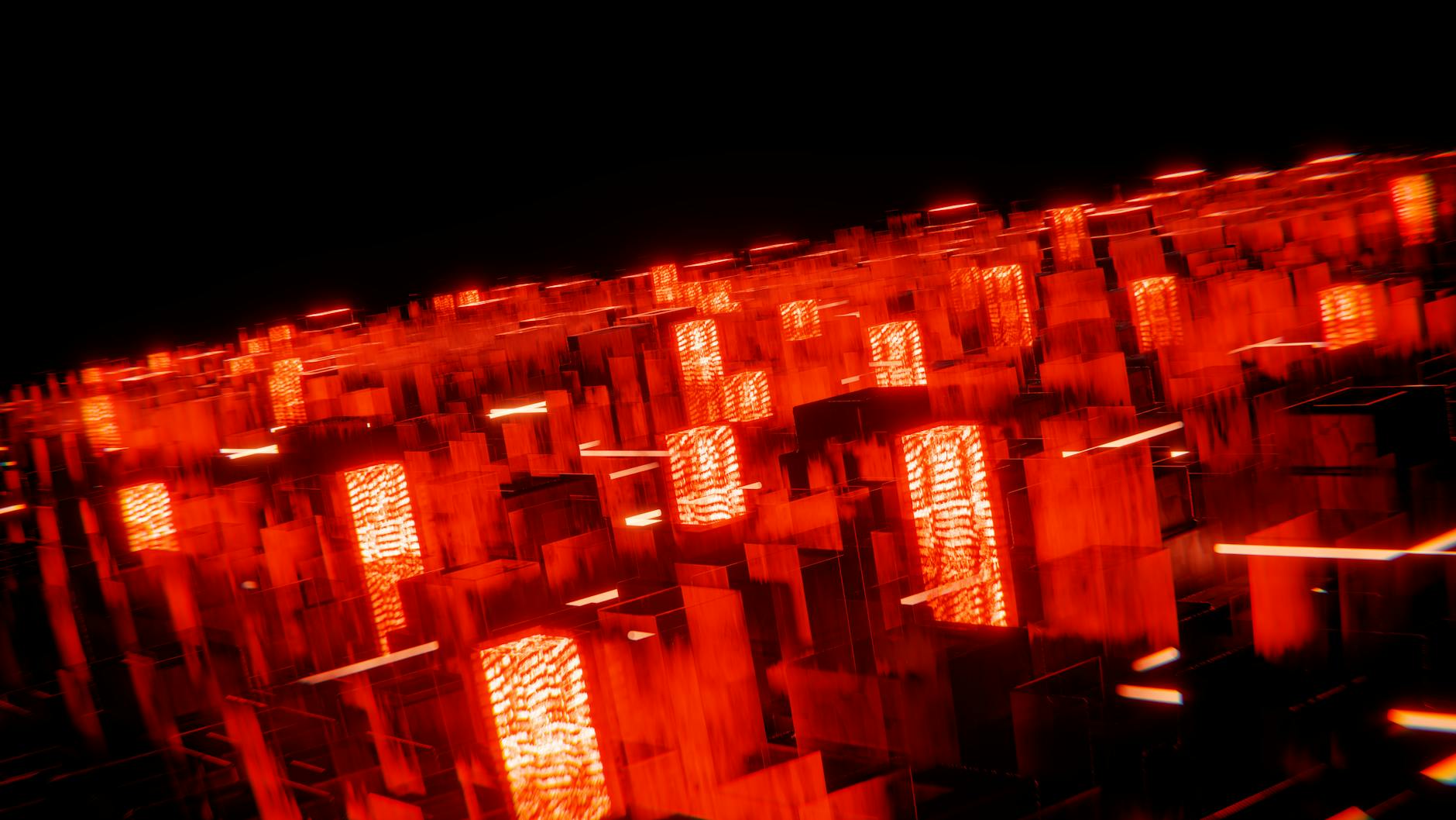 A panoramic view of a futuristic cityscape powered by clean energy, with subtle quantum-inspired design elements, representing a positive future enabled by quantum AI.