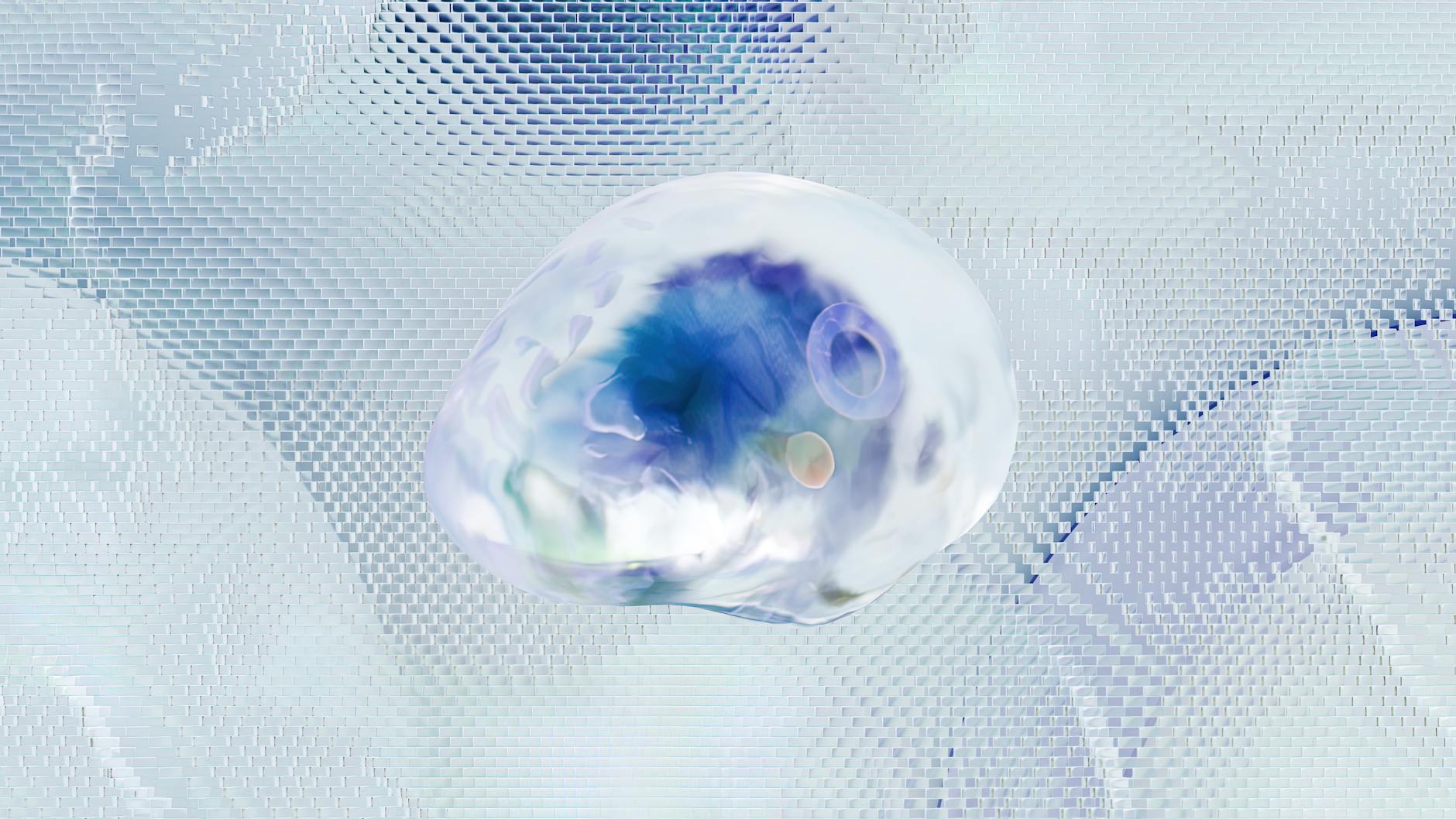 A futuristic, sleek Brain-Computer Interface headset glowing with subtle blue light, overlaid on a stylized neural network, symbolizing the connection between mind and machine. The background is a blurred, high-tech urban landscape at dawn.