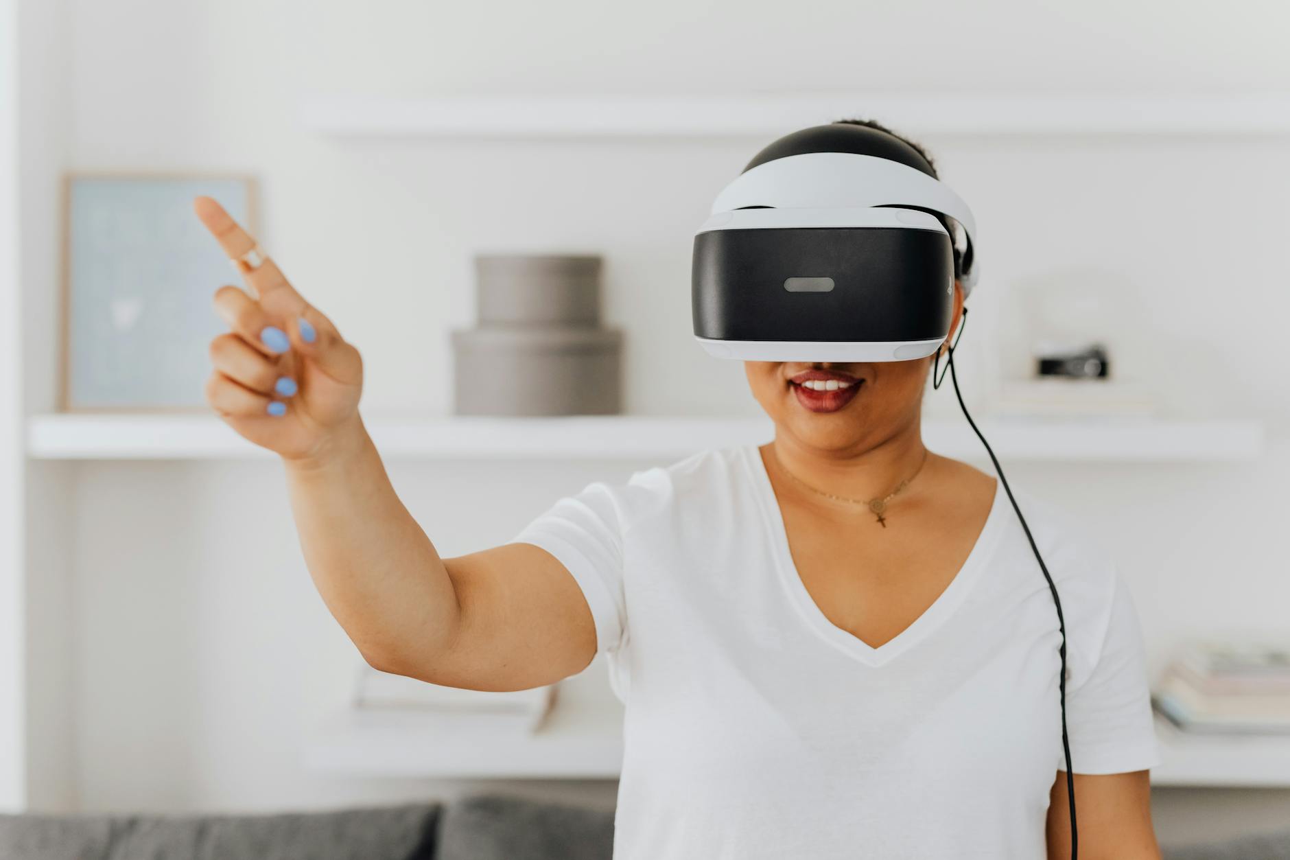 A vibrant, dynamic infographic illustrating the BCI market growth trajectory, with arrows pointing to diverse application sectors like healthcare, gaming, and smart homes.