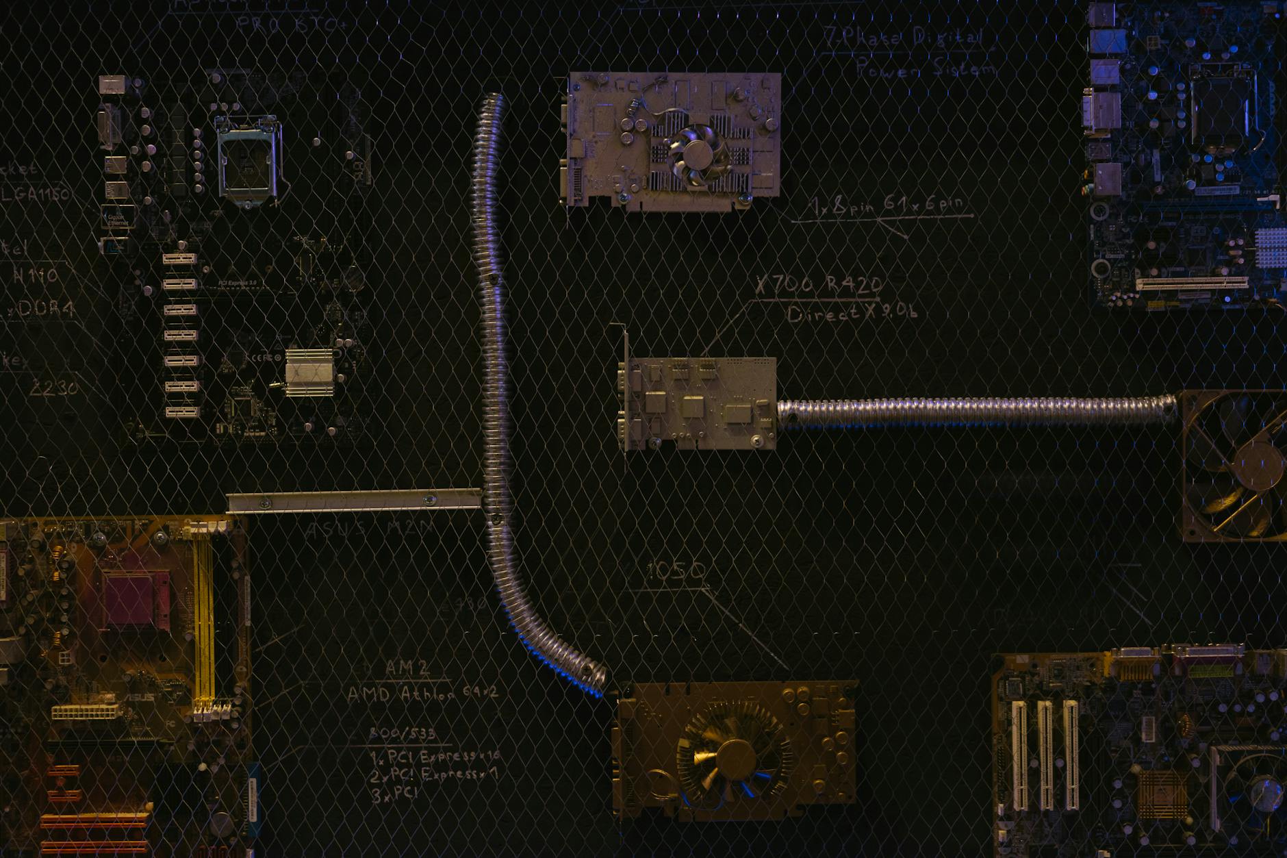 A schematic illustrating the interconnected components of an automated biofoundry, emphasizing data flow and AI integration.