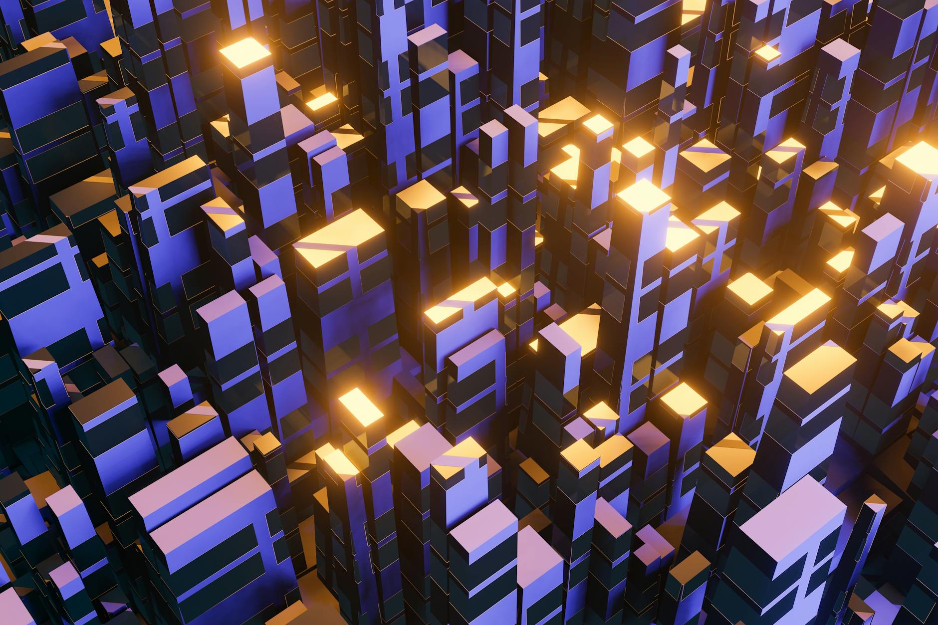 Illustration of a fusion-powered city