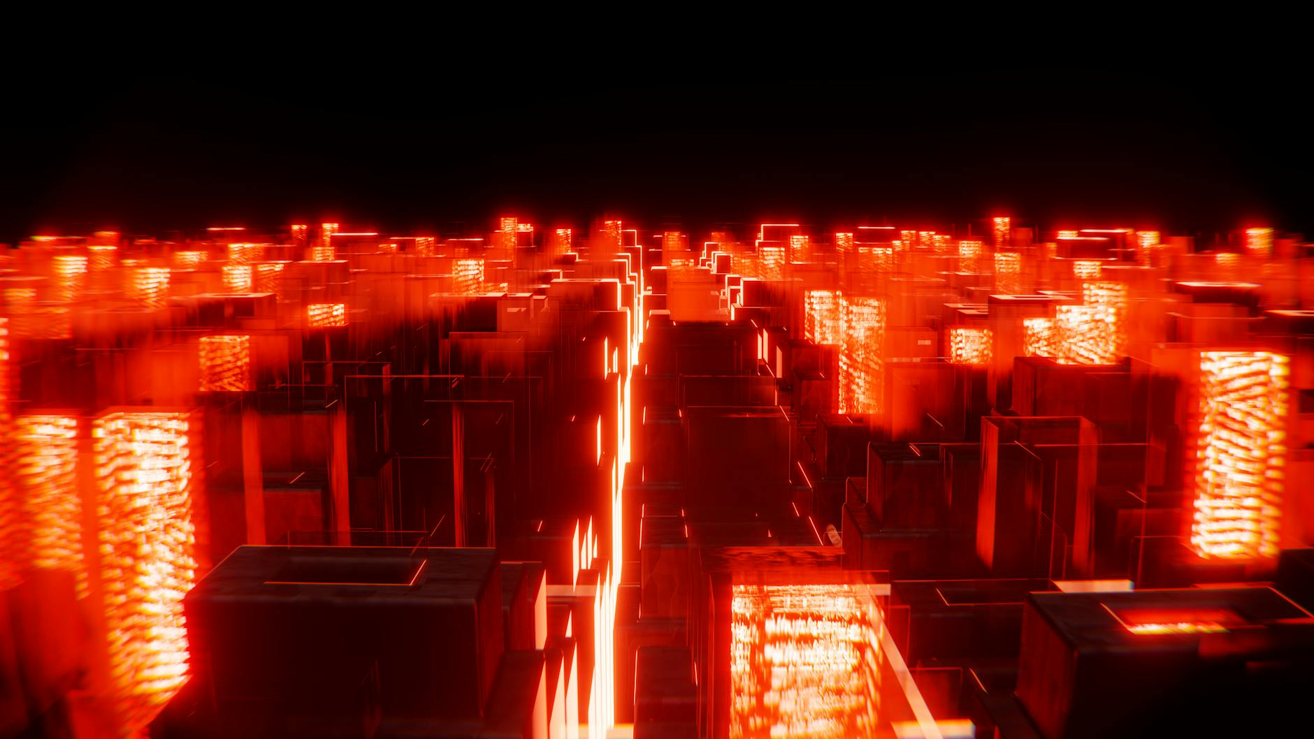 A futuristic cityscape with interconnected digital networks overlaying the physical infrastructure, symbolizing the integration of digital twins and AI in urban environments.