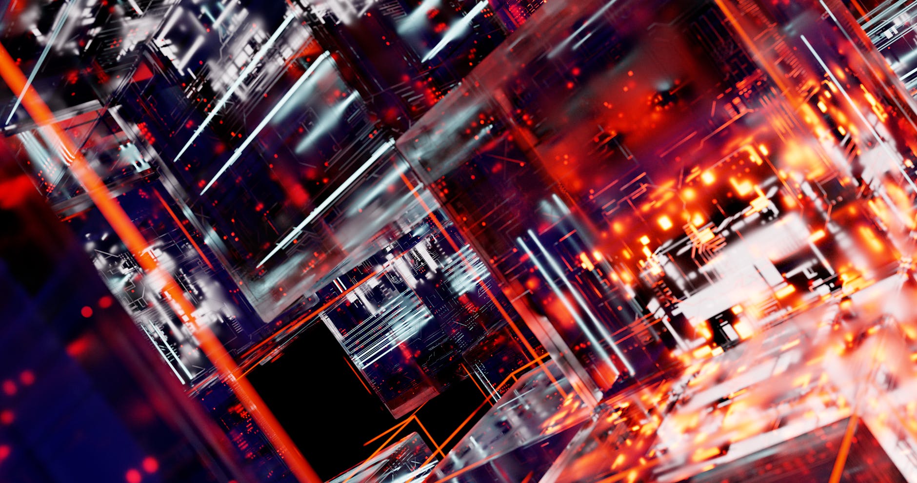 Future Cityscape with Quantum Technology Integration