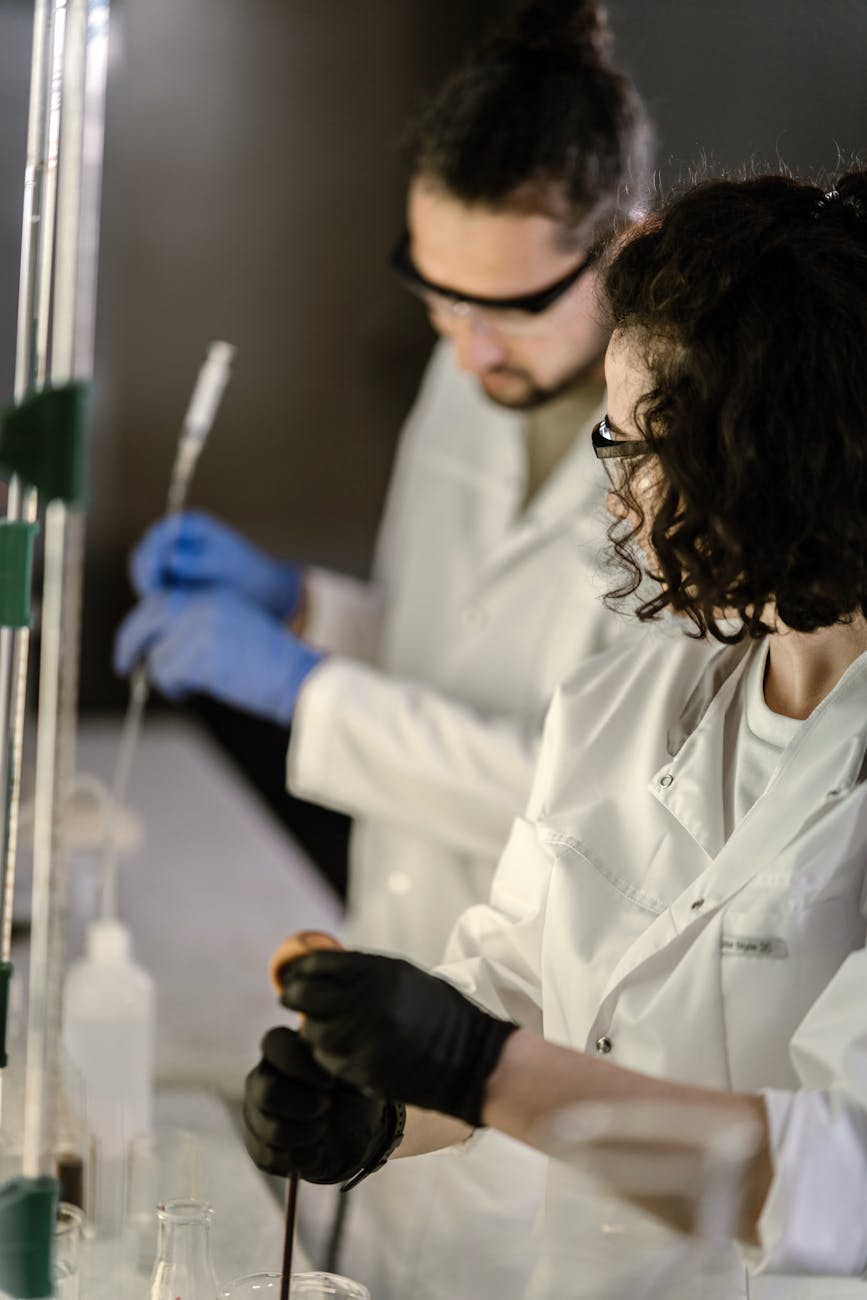 Photo of a scientist working on SBSP technology