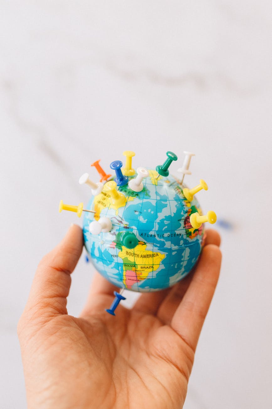 A global interconnected network of energy nodes, glowing with data streams, symbolizing international collaboration on VPP and DER strategies. The background shows a stylized Earth, emphasizing global impact. The image is grand and aspirational.