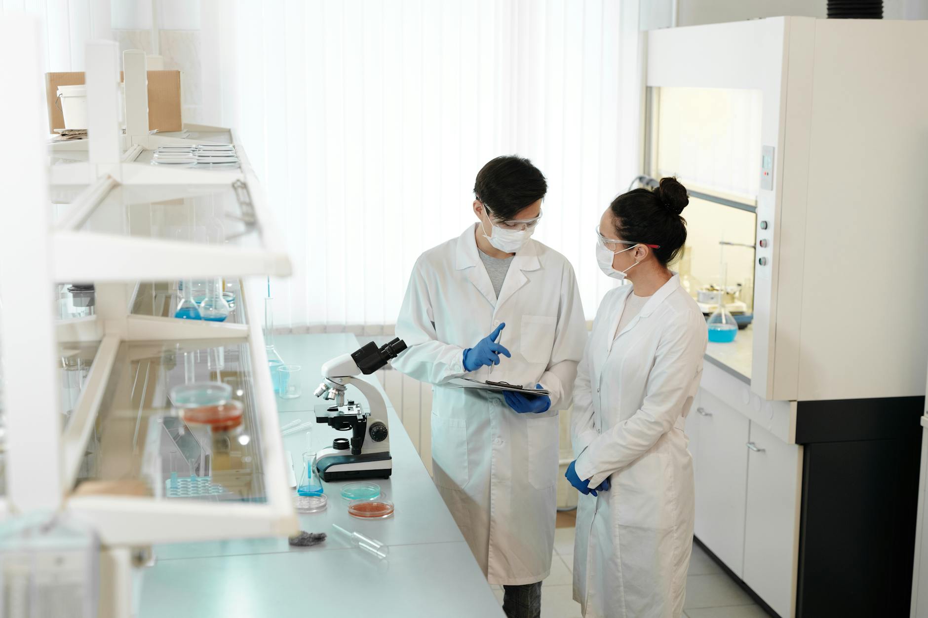 A panoramic view of a futuristic medical research facility, emphasizing innovation and global collaboration in regenerative medicine.
