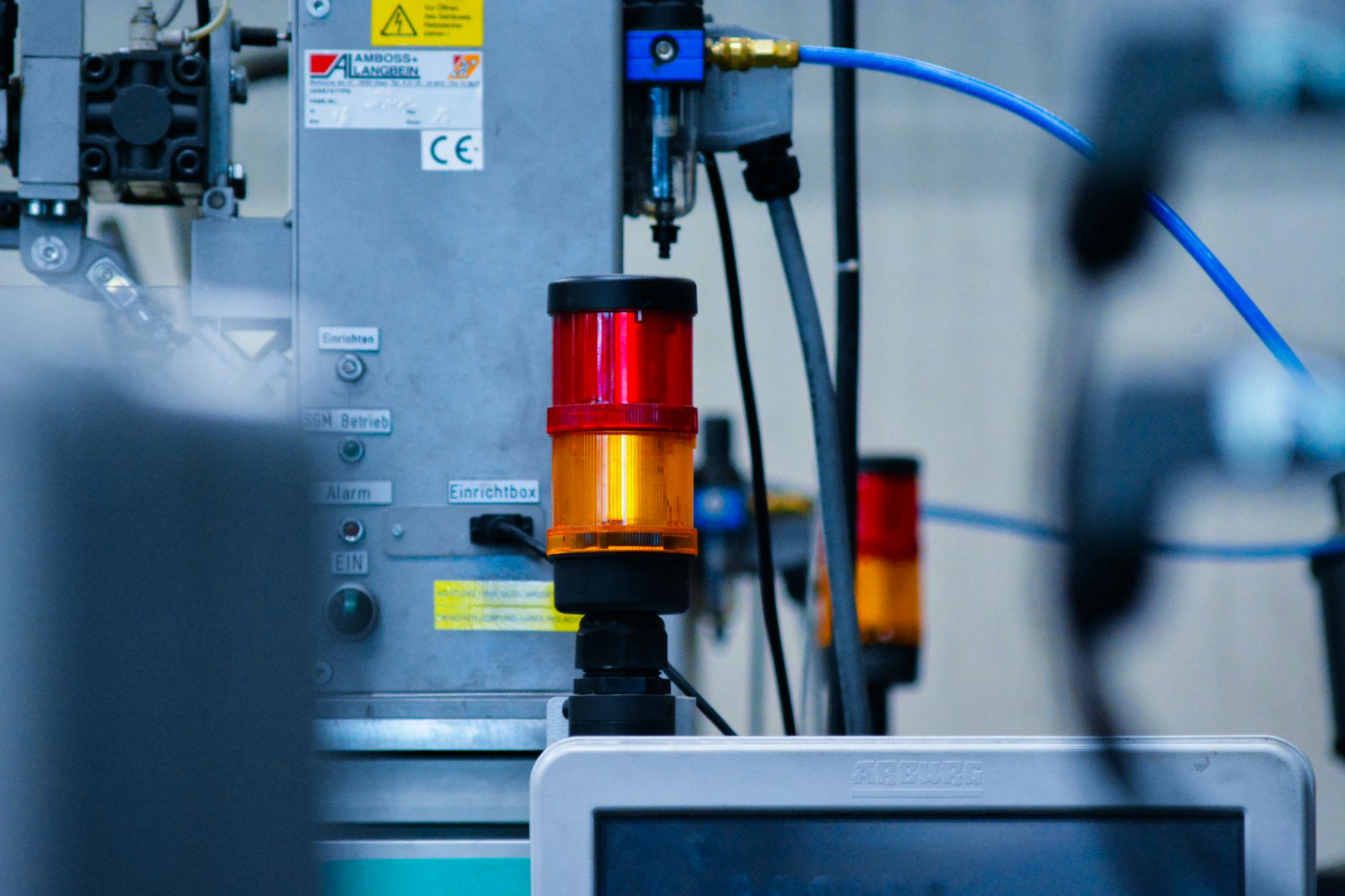 A close-up, detailed shot of advanced sensors and AI processing units within an EGS control center, conveying precision and technological sophistication.